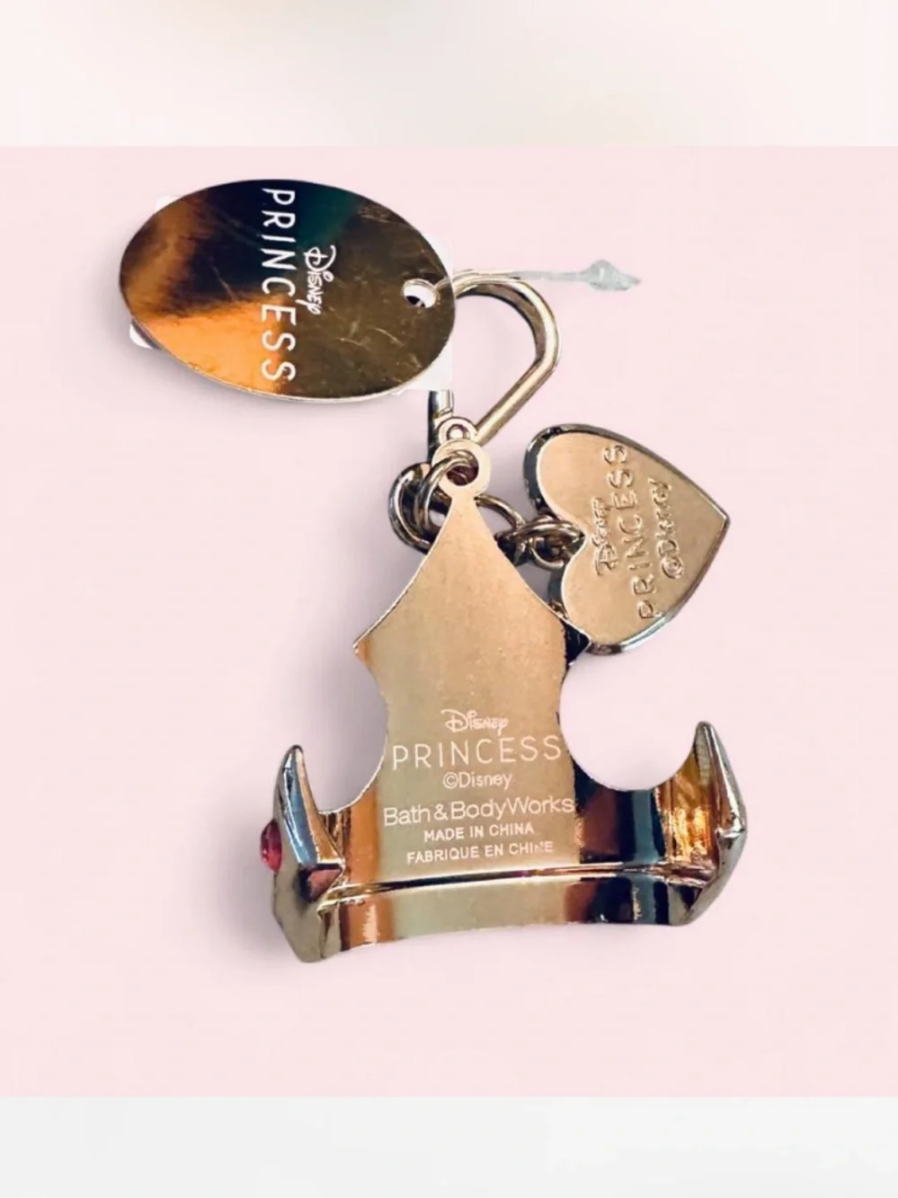 NWT📚Bath & Body Works x Disney Princess Sanitizer Holder Keychain OS